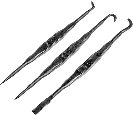 [854325008773] Breakthrough Clean BTFRPP-3PK Double Ended Fiber Picks Black Firearm Universal Cleaning Carbon Build-up from Grooved Areas 3 Pack