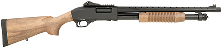 [723551443828] Tokarev USA 21000408 TX3  12 Gauge 18.50" 3" 5+1, Black Metal Finish, Turkish Walnut Stock, Fiber Optic  &  Ghost Ring Sight (Accepts Mossberg 590 Furniture)