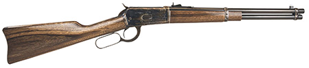 [8053670710559] Chiappa Firearms 920336 1892 Trapper Carbine 45 Colt (LC) 8+1 16" Blued Barrel, Color Case Hardened Receiver, Oiled Walnut Stock, Adjustable Sight