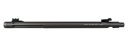 [879971006454] Tactical Solutions 1022OSMB X-Ring Barrel 22 LR 16.50" Fluted  &  Threaded Matte Black, Fiber Optic Sight Fits Ruger 10/22, Tactical Solutions X-Ring, Thompson Center T/CR22
