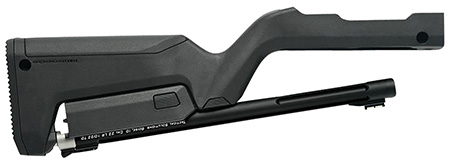 [879971006379] Tactical Solutions TDCMBBBLK X-Ring Takedown Barrel and Stock Combo 22 LR 16.50" Matte Black Fluted  &  Threaded with Fiber Optic Sight, Black Magpul Backpacker Stock Fits Ruger 10/22 Takedown