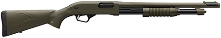 [048702022470] Winchester Repeating Arms 512425695 SXP Defender 20 Gauge 3" 5+1 (2.75") 18", OD Green, Synthetic Furniture, TruGlo Fiber Optic Sight