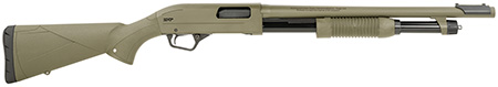 [048702022463] Winchester Repeating Arms 512425395 SXP Defender Full Size 12 Gauge Pump 3" 5+1 18" OD Green Steel Barrel  &  Receiver, Fixed w/Textured Grip Panels, OD Green Synthetic Stock