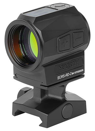 [810047072904] Holosun SCRSRD2 SCRS  Black Anodized 1 x 20 mm 2 MOA Red Dot