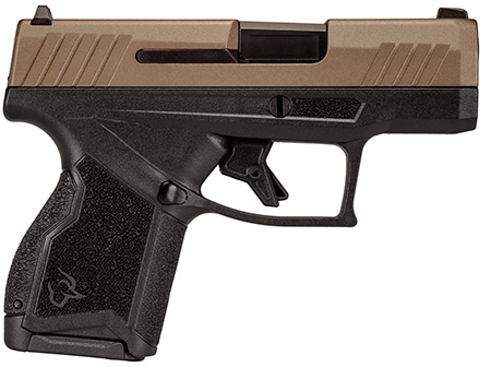 [725327935995] Taurus 1GX4M93L GX4  9mm Luger 11+1 3.06" Satin Black DLC Steel Barrel, Midnight Bronze Cerakote Serrated Slide, Black Stainless Steel Frame, Black Polymer Grips