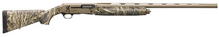[023614853312] Browning 011434204 Silver Field 12 Gauge 3.5" 4+1 (2.75") 28", FDE Barrel/Rec, Realtree Max-7 Camo Synthetic Stock With Textured Gripping Surface