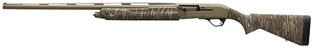 [048702025969] Winchester Repeating Arms 511311291 SX4 Hybrid Hunter 12 Gauge 3.5" 4+1 2.75" 26", FDE Cerakote Barrel/Rec, Mossy Oak Bottomland Furniture, TruGlo Fiber Optic Sight Left Hand