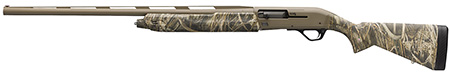 [048702025945] Winchester Repeating Arms 511310291 SX4 Hybrid Hunter 12 Gauge 3.5" Chamber 4+1 2.75" 26", FDE Cerakote Rec/Barrel, Mossy Oak Shadow Grass Habitat Furniture, Fiber Optic Front Sight Left Hand