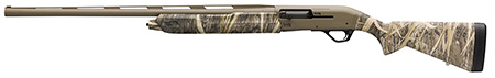 [048702025952] Winchester Repeating Arms 511310292 SX4 Hybrid Hunter 12 Gauge 3.5" Chamber 4+1 2.75" 28", FDE Cerakote Rec/Barrel, Mossy Oak Shadow Grass Habitat Furniture, TruGlo Fiber Optic Sight Left Hand