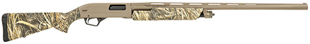 [048702024375] Winchester Repeating Arms 512432392 SXP Hybrid Hunter 12 Gauge 3" Chamber 4+1 (2.75") 28", FDE Barrel/Rec, Realtree Max-7 Furniture, Fiber Optic Sight, Includes 3 Invector-Plus Chokes
