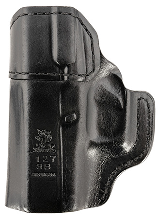 [792695329169] DeSantis Gunhide 127BA8BZ0 Inside Heat  IWB Black Leather Belt Clip Fits Glock 43/43x Right Hand