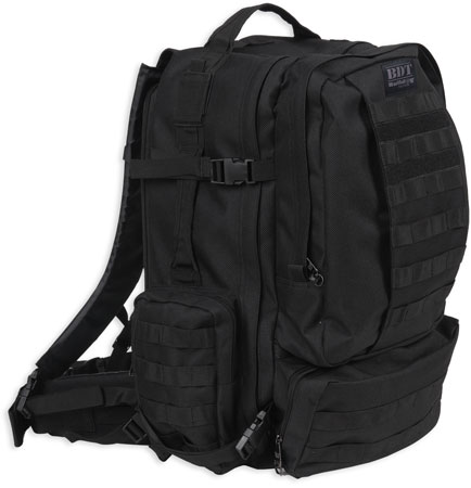 [672352010664] Bulldog BDT412B BDT Tactical Backpack Large w/ Black Finish