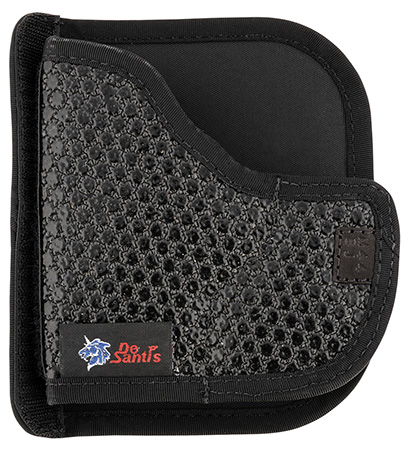 [792695354338] DeSantis Gunhide M44BJ8JZ0 Super Fly  Black Rubberized Fabric Pocket Fits Sig P365 Ambidextrous