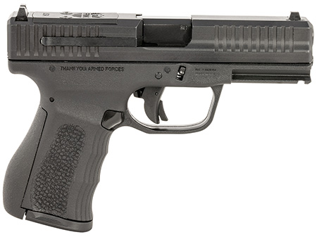 [850979006028] FMK FMKG49BSS G3  9mm Luger 14+1 4" Stainless Steel Barrel, Black Optic Cut/Serrated Carbon Steel Slide, Black Polymer Frame w/Picatinny Rail, Black Backstrap Grip