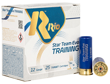 [8435101635004] Rio Ammunition STT328 Star Team EVO  12Gauge 2.75" 1 1/8oz 8Shot 25 Per Box/10 Case