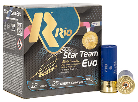 [8435101635448] Rio Ammunition ST32HV75 Star Team EVO High Velocity 12Gauge 2.75" 1 1/8oz 7.5Shot 25 Per Box/10 Case