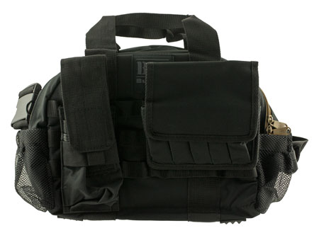 [672352010763] Bulldog BDT940B BDT Tactical Range Bag Black Finish Colorized Zipper