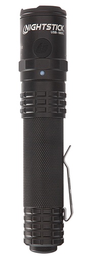 [017398808675] Nightstick USB588XL USB Dual-Light Tactical Flashlight  Black Anodized 125/350/450/850/1,100 Lumens White LED