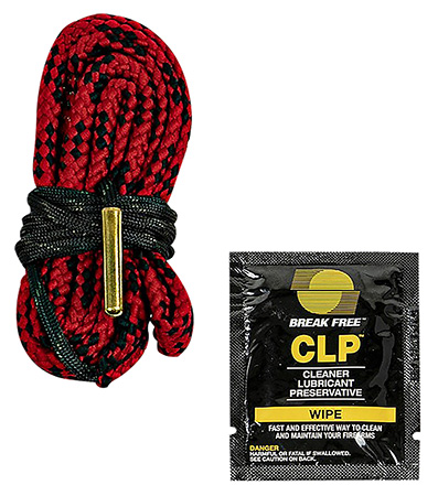 [026249005460] KleenBore RC-338 Rifle Pull Through Cleaner .338 Cal Rifle w/ BreakFree CLP Wipe