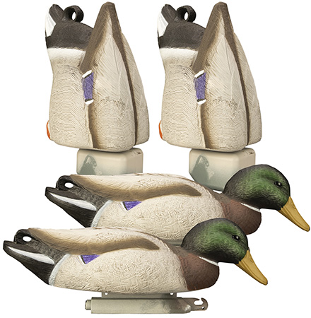 [710617170323] Higdon Outdoors 17023 Magnum Feeder Mallards Species Multi Color 4 Pack