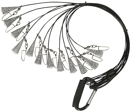 [710617303233] Higdon Outdoors 30323 Battleship Rig  Black 36" Long 12 Pack