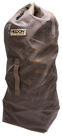 [710617371799] Higdon Outdoors 37179 Decoy Bag  Large Black PVC Coated Mesh 51" x 18" x 15" Holds up to 56 Standard Decoys