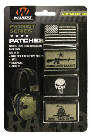 [888151014424] Walkers GXPPATKIT2 Patriot Muff Patch Kit American Flag Version Velcro