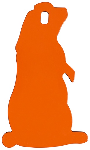 [076683002310] Champion Targets 44916C Impact Steel Prairie Dog Target Rimfire Orange