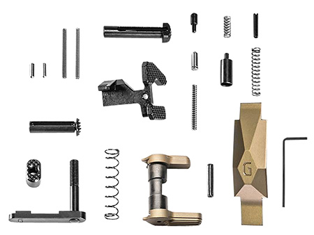 [817953025321] Geissele Automatics  Ultra Duty Lower Parts Kit DDC, Ambi Safety, Oversized Bolt Release/Catch for AR-15