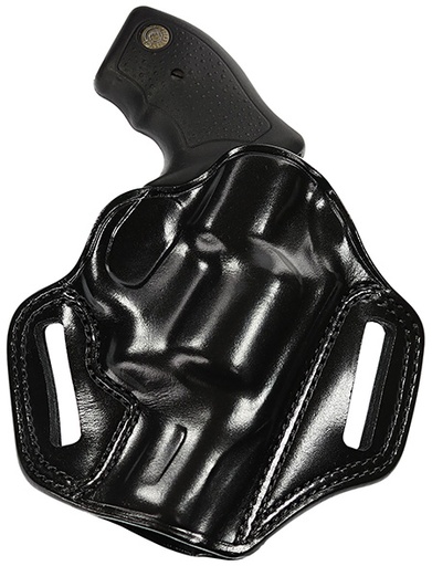 [601299024830] Galco CM270B Combat Master  OWB Black Leather Belt Slide Fits Browning Hi-Power/Springfield SA-35/Girsan MC P35/Match Right Hand