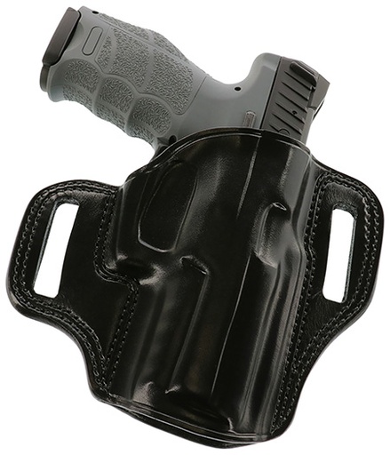 [601299017412] Galco CM854B Combat Master  OWB Black Leather Belt Slide Fits HK VP9 Right Hand