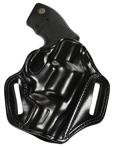 [601299025493] Galco CM880B Combat Master  OWB Black Leather Belt Slide Fits Springfield XDM 4.5" Right Hand