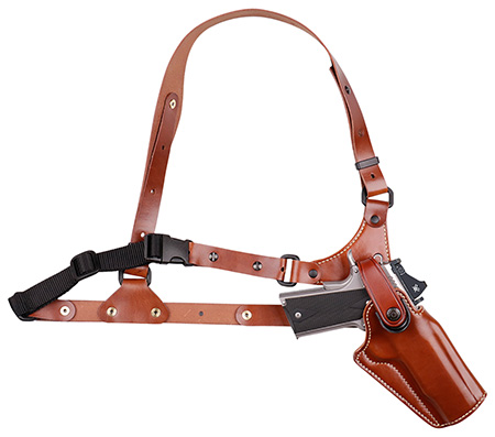 [601299025585] Galco GA880R Great Alaskan Chest Holster Fits Chest Up To 54" Tan Leather Shoulder/Torso Strap Fits Springfield XDM Elite Right Hand