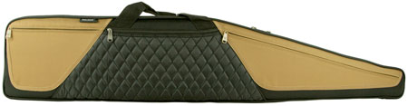[672352010404] Bulldog BD360 Elite Rifle Case 48" Black w/Tan Panels Water-Resistant Nylon