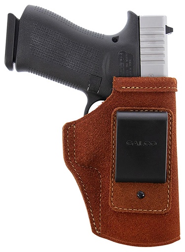 [601299023574] Galco STO858 Stow-N-Go  IWB Natural Leather Belt Clip Fits S&W M & P 380EZ Right Hand