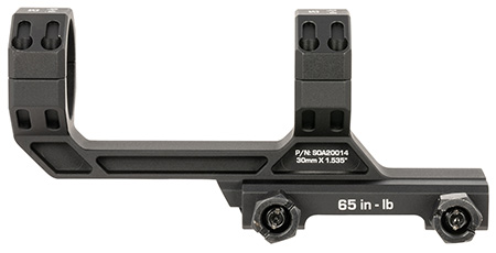 [798681656004] Sig Sauer Electro-Optics SOA20014 Alpha MSR Scope Mount/Ring Combo Black Anodized Aluminum 30mm Tube, 1913 Picatinny Rail Mount