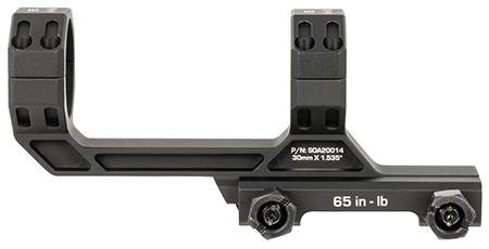 [798681656011] Sig Sauer Electro-Optics SOA20015 Alpha MSR Scope Mount/Ring Combo Black Anodized 34mm | 0 MOA