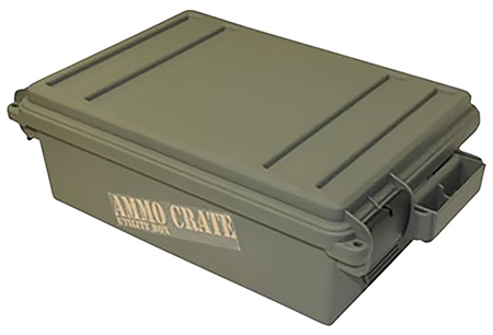 [026057362540] MTM Case-Gard ACR418 Ammo Crate Utility Box 12 Gauge Army Green Polypropylene