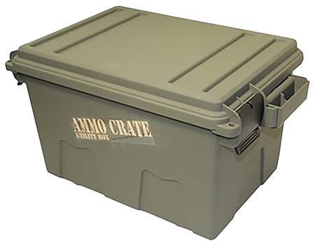 [026057362571] MTM Case-Gard ACR718 Ammo Crate Utility Box Army Green Polypropylene