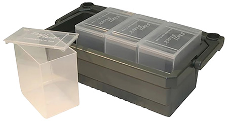 [026057001005] MTM Case-Gard SS2500 Shotshell Box  12 Gauge Clear Polypropylene 4 Pack
