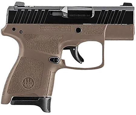 [082442969343] Beretta USA JAXN9258A1 APX A1 Carry Micro-Compact Frame 9mm Luger 8+1 3" Blued Steel Barrel, Black Serrated Steel Slide, Flat Dark Earth Polymer Frame, Polymer Grip