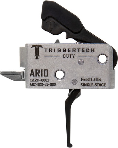 [885768003568] TriggerTech AHTSDB33NNF Duty  Flat Trigger Single-Stage 3.50 lbs Draw Weight Fits AR-10