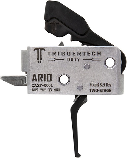 [885768003728] TriggerTech AHTTDB33NNF Duty  Flat Trigger Two-Stage 3.50 lbs Draw Weight Fits AR-10