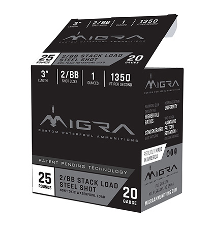 [686162340316] Migra Ammunitions M20S46 Combinational  20Gauge 3" 1oz 4/6Shot 25 Per Box/10 Case