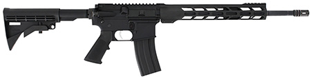 [676351707631] Anderson B2K869A020 AM-15 Utility 5.56x45mm NATO 30+1 16", Black, 12" M-Lok, A2 Grip, Carbine Stock, Flash Hider