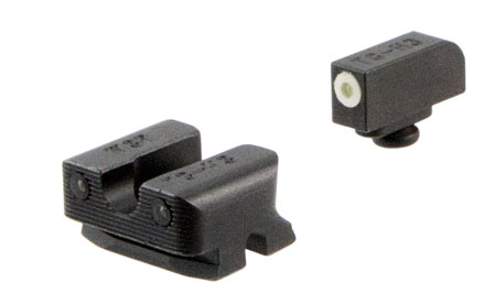 [788130024027] TruGlo TG231W3W Tritium Pro  Black | Green Tritium White Outline Front Sight Green Tritium Rear Sight
