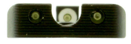 [788130023839] TruGlo TG231MP1W Tritium Pro  Black | Green Tritium White Outline Front Sight Green Tritium Rear Sight