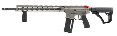 [818773022637] Daniel Defense 0212809385047 DDM4 V7 Pro 5.56x45mm NATO 18" 30+1, Gun Metal Gray Rec, Black OEM Overmolded Stock  &  Grip, Geissele Trigger, Red Radian Acc.
