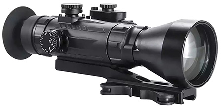 [810027774187] AGM Global Vision 15WP4423484111 Wolverine Pro-4 3AW1 Night Vision Rifle Scope Matte Black 4x70mm Gen 3 Auto-Gated White Phosphor Level 1 Illuminated Red Chevron w/Ballistic Drop Reticle