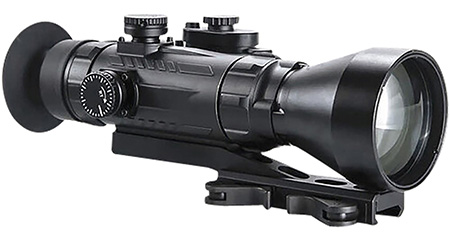 [810027779748] AGM Global Vision 15WP4423474111 Wolverine Pro-4 3APW Night Vision Rifle Scope Matte Black 4x70mm Gen 3 Auto-Gated White Phosphor Illuminated Red Chevron w/Ballistic Drop Reticle